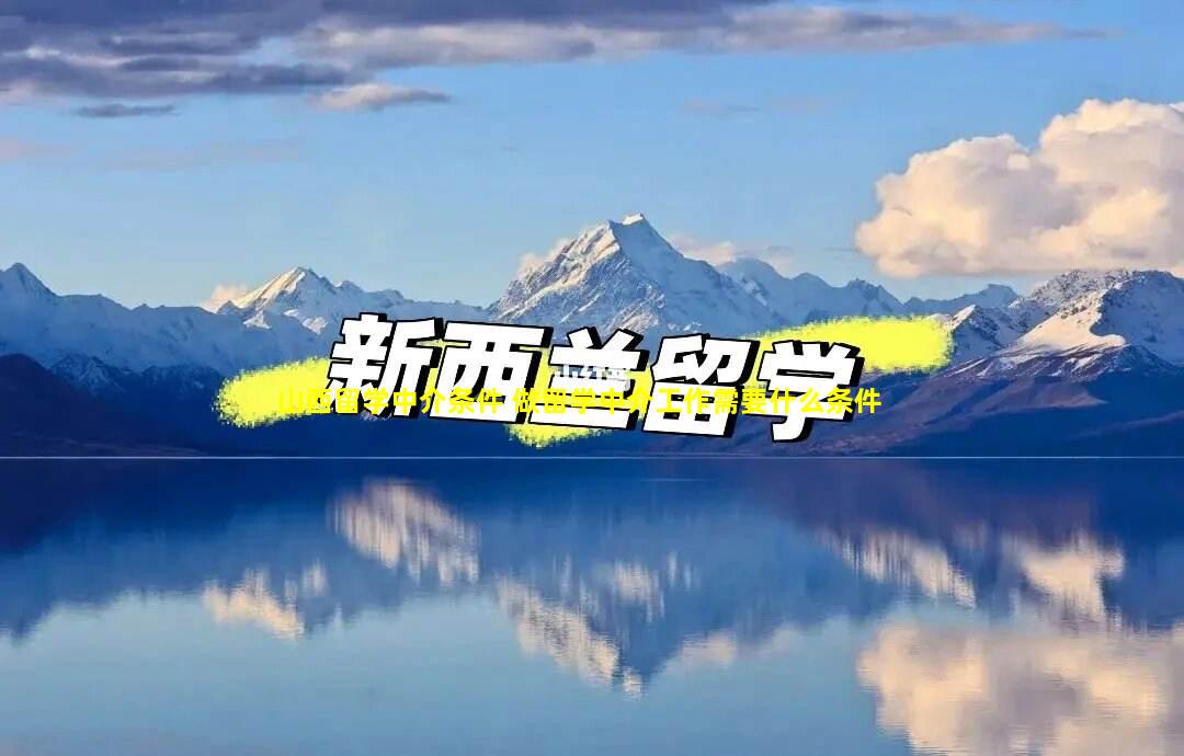 山西留学中介条件 做留学中介工作需要什么条件